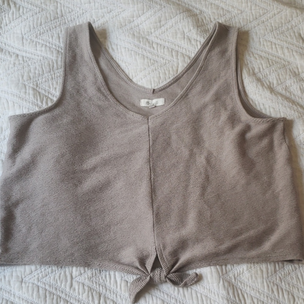 Madewell front-tie top